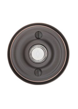 Standard Door Bell Button - Brass Collection by Emtek
