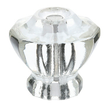 1-1/8 Clear Astoria Crystal Knob - Crystal Collection by Emtek