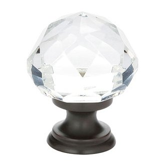 1 Diamond Crystal Knob - Crystal Collection by Emtek