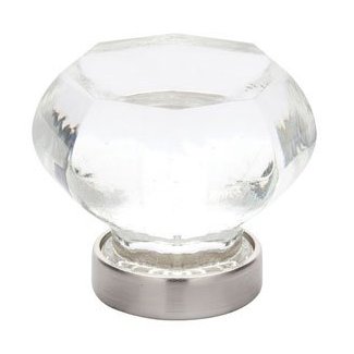 1 Clear Old Town Crystal Knob - Crystal Collection by Emtek
