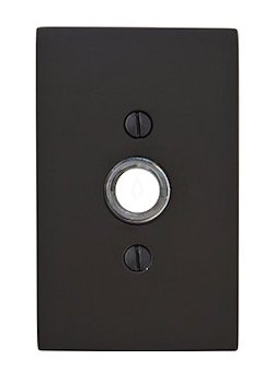 Modern Rectangular Door Bell Button - Modern Collection by Emtek