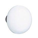 Ice White Knob for the Porcelain Collection by Emtek