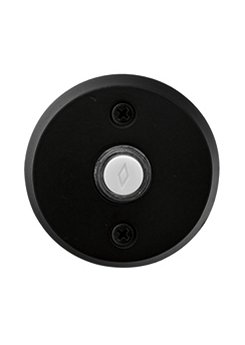 Round Type 2 Door Bell Button - Sandcast Bronze Collection by Emtek
