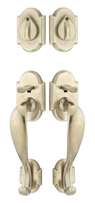 Denver Grip x Grip Tubular Entry - Sandcast Bronze Collection by Emtek