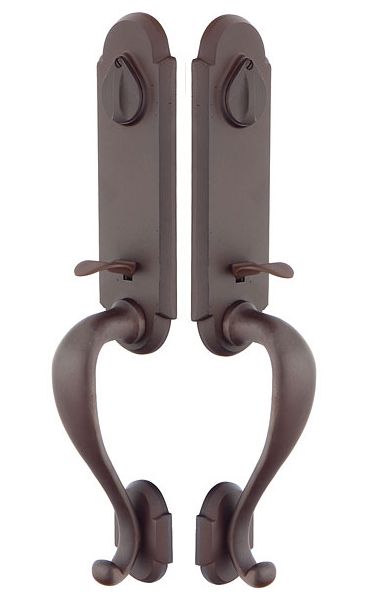 Remington Grip x Grip Tubular Entry - Sandcast Bronze Collection by Emtek