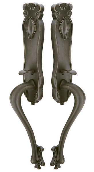 Art Nouveau Grip x Grip Tubular Entry - Tuscany Collection by Emtek